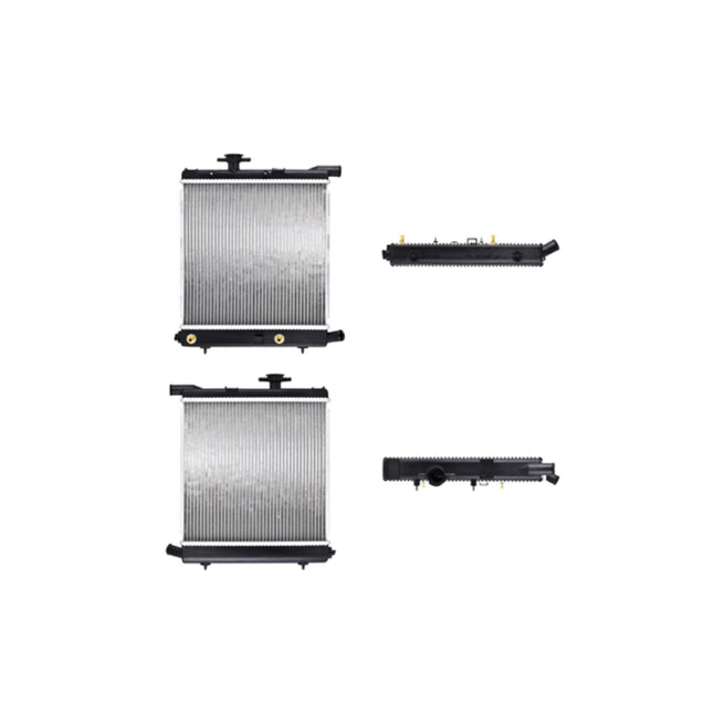 Radiador Cr Caravan/Town Country 90-92 L4 V6 2.5, 3.0, 3.3 Lts C/S Aa Aut 16X16X26Mm Alum Sold Polar