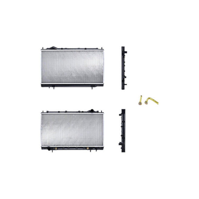 Radiador Dg Avenger/Sebring/Eagle Talon/Eclipse 95-99 L4 1.4, 2.0, 2.4 Lts C/S Aa Aut 13 7/9X26 2/3X26Mm Alum Sold Polar