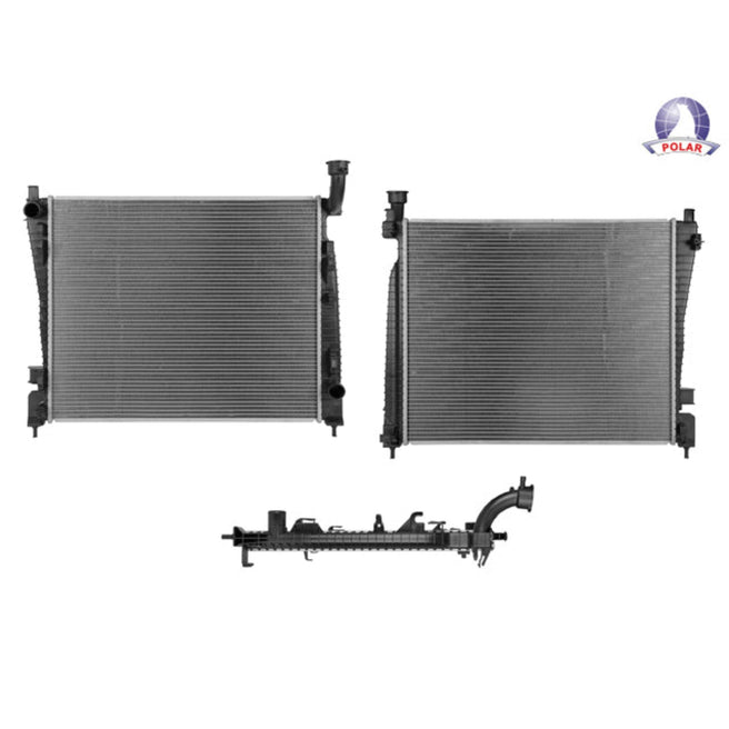 Radiador Dg Durango/Grand Cherokee 11-20 V6 3.6/V8 5.7,6.4 Lts Aut C/Aa 25X20 4/5X26 Alum Sold Polar