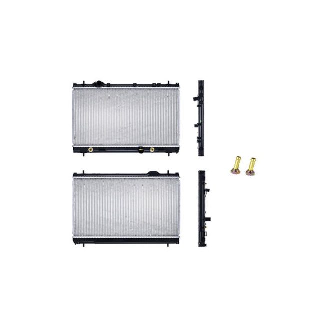 Radiador Dg Neon 02-04 (Enfriador De Aceite Largo) L4 2.0 Lts C/Aa Aut 13 7/9X25 1/8X16Mm Alum Sold Polar