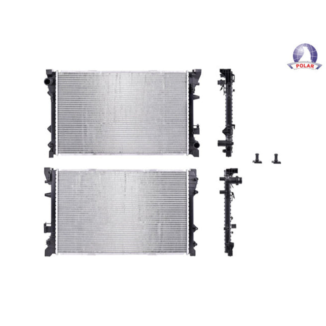 Radiador Ft 500 12-18 L4 1.4 Lts C/Aa Std 24 2/5X15 2/7X16Mm Alum Sold Polar
