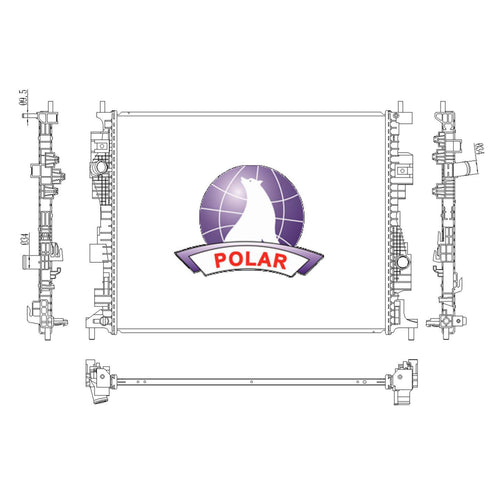 Radiador Escape Manual 2020-2024 Polar