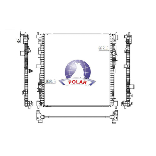 Radiador Explorer Automático 2020-2023 Polar