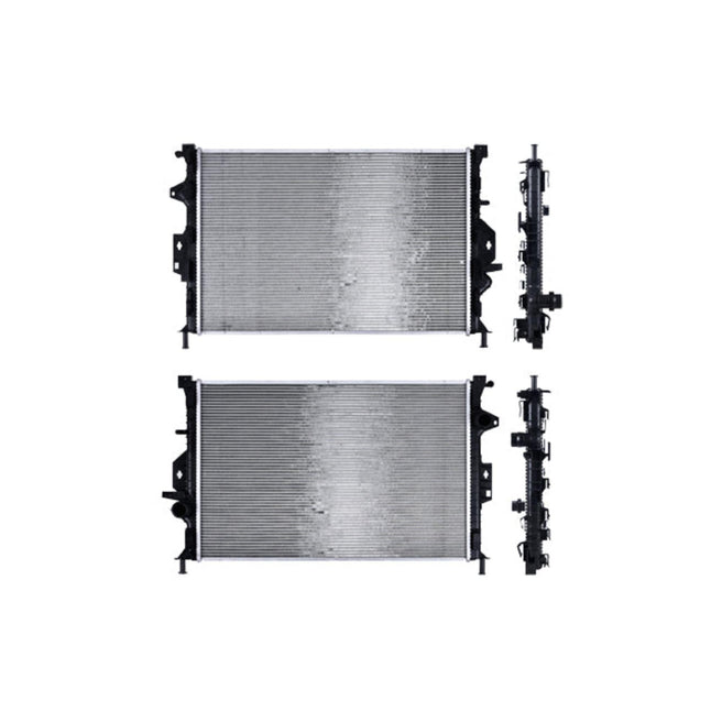 Radiador Lr Range Rover 12-18 (P/Toma De Calefaccion) L4 2.0, 2.2, 2.3, 4.4 Lts Aut C/S Aa 26 3/8X17 5/9X26Mm Alum Sold Polar