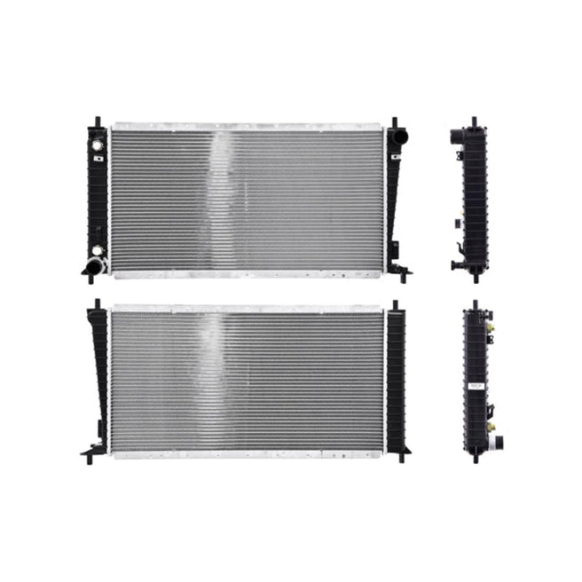 Radiador Fd Lobo/Expedition/F-150/F-250 97-98 V6/V8 4.2/4.6 Lts Cuerda 1/2 Aut Alum Sold Nac
