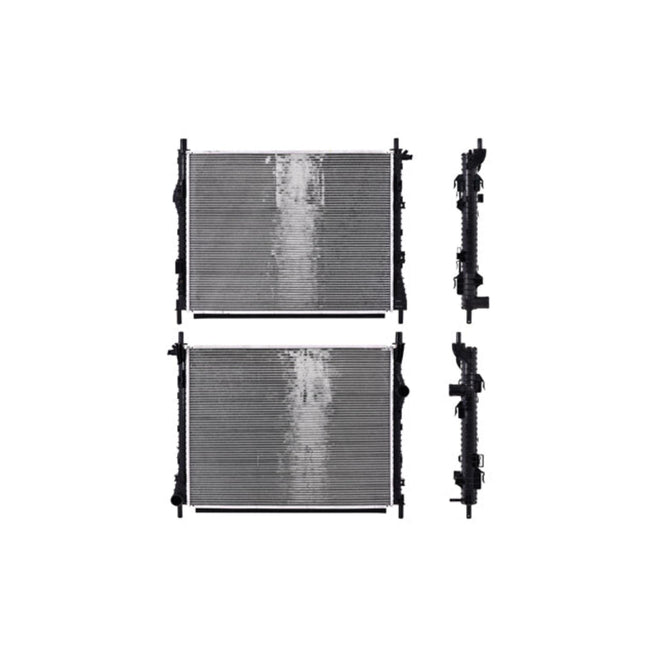 Radiador Fd Mustang 15-23 V6 3.7/V8 5.0, 5.2 Lts Aut C/Aa 25 2/7X19 5/7X36Mm Alum Sold Polar