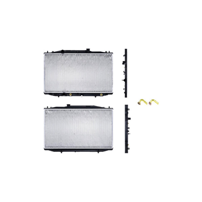 Radiador Hd Accord 03-04 L4 2.4 Lts C/S Aa Aut 15 3/4X27 7/8X16Mm Alum Sold Polar