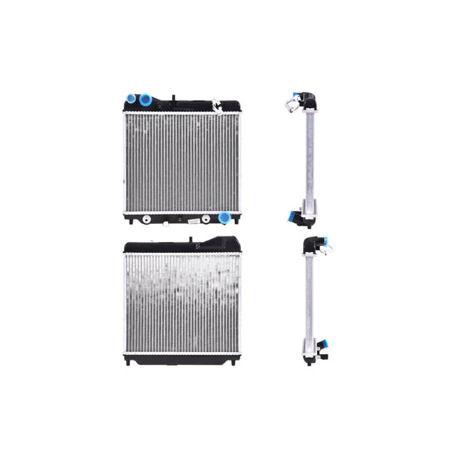 Radiador Hd Fit 02-09 L4 1.4, 1.5 Lts C/S Aa Aut 12 4/5X14 7/8X26Mm Alum Sold Nac