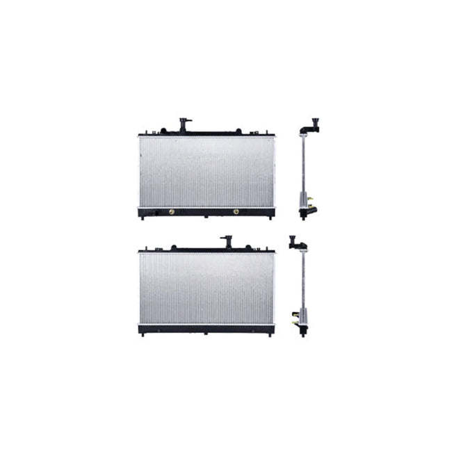 Radiador Mz 6 03-08 L4 2.3 Lts C/S Aa Aut 14 3/4X28 2/3X16Mm Alum Sold Polar