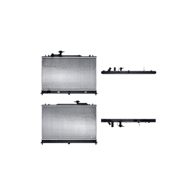 Radiador Mz Cx7 07-12 L4 2.3/2.5 Lts C/S Aa Aut 17 2/3X29 5/6X26Mm Alum Sold Polar
