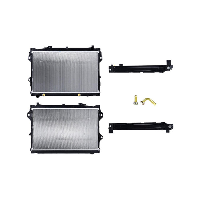 Radiador Mz Pick Up 89-93 L4 2.6 Lts C/S Aa Aut 15 3/4X25 1/8X26Mm Alum Sold Polar