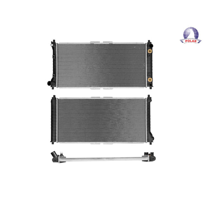 Radiador Mz 626 93-97 L4 2.0, 2.5 Lts C/S Aa Aut 27 1/16X15 2/7X26Mm Alum Sold Polar