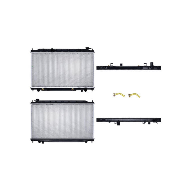 Radiador Ns Altima/Maxima 02-06 V6 3.5 Lts Aut C/Aa 5 Vel 15 3/4X28 2/3X16Mm Alum Sold Polar