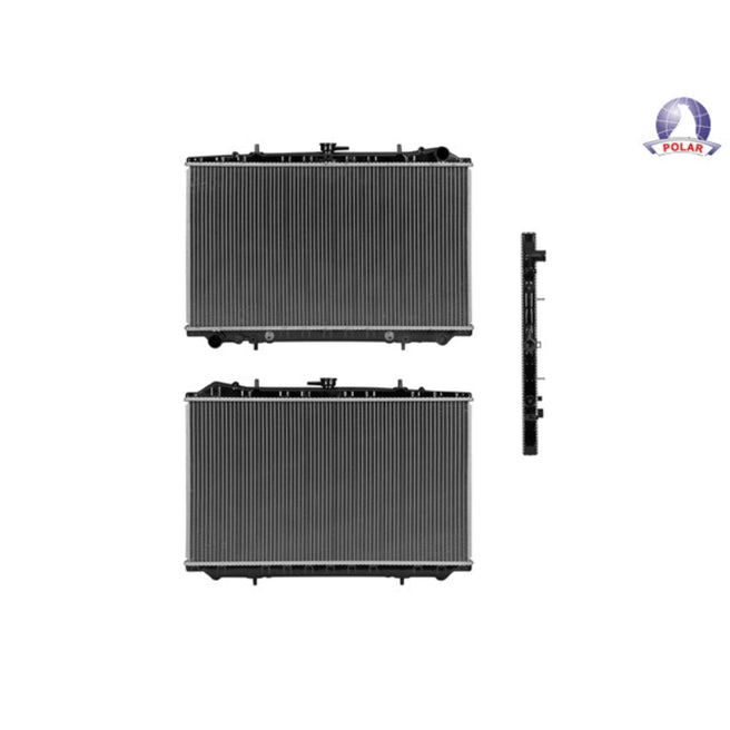 Radiador para Nissan Maxima 1989-1996 V6 3.0 L Automática con/sin A/C 15 3/4X27X26Mm Alum Sold Polar