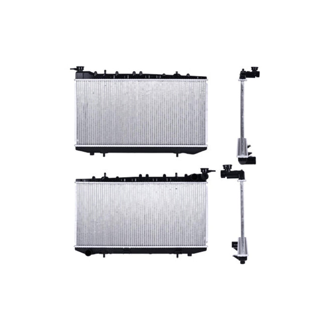 Radiador Ns Tsuru Iii 92-17 L4 1.6, 2.0 Lts 1 Hilera 5.8 C/S Aa Std 12 3/5X25 1/2X16Mm Alum Sold Polar