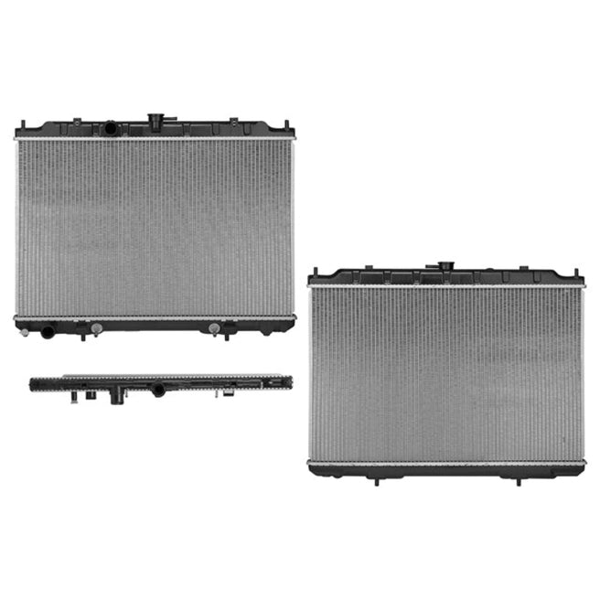 Radiador Ns X-Trail 02-07 (Americano Conexiones Largas ) L4 2.0 Lts Aut C/S Aa 17 5/7X27X16Mm Alum Sold Polar