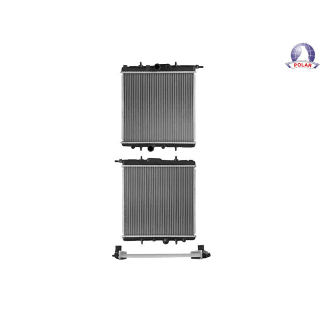 Radiador Pg 206 01-08 L4 1.4, 1.6 Lts Std C/S Aa 15X15 2/7X22Mm Alum Sold Polar