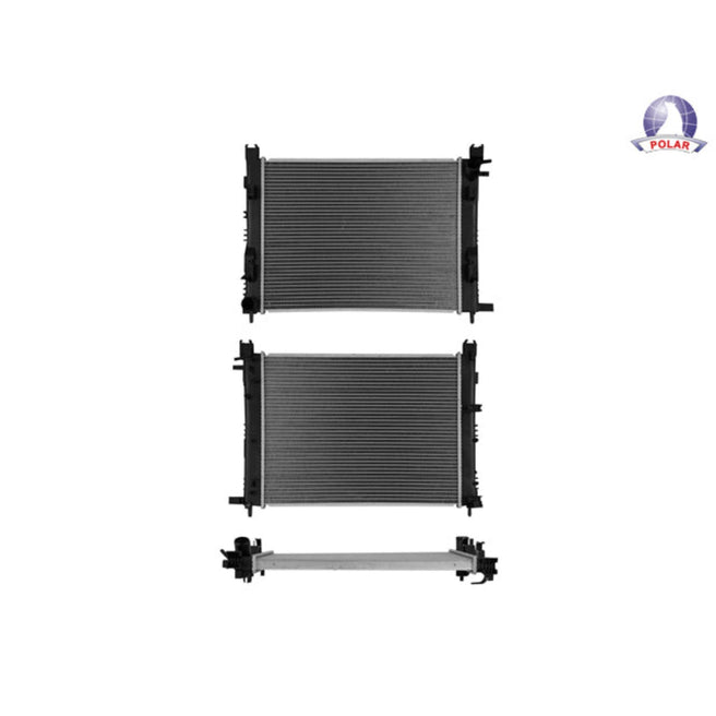 Radiador Rn Logan 15-20 L4 1.6, 2.0 Lts Std C/S Aa 20X15 2/3X26Mm Alum Sold Polar