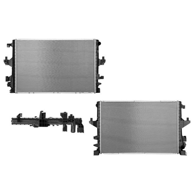 Radiador Vw Eurovan 06-09 L4 1.9 Lts Std C/S Aa 28X18 5/6X26Mm Alum Sold Polar