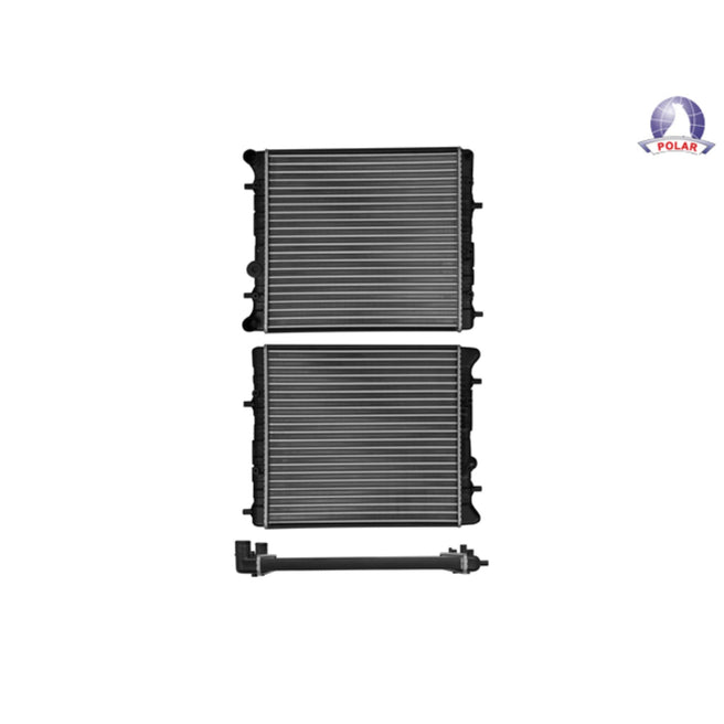 Radiador Vw Gol 08-20/Lupo 05-13/Crossfox 07-15 L4 1.4, 1.6 Lts Std S/Aa 16 15/16X16 5/16X23Mm Alum Mec Polar