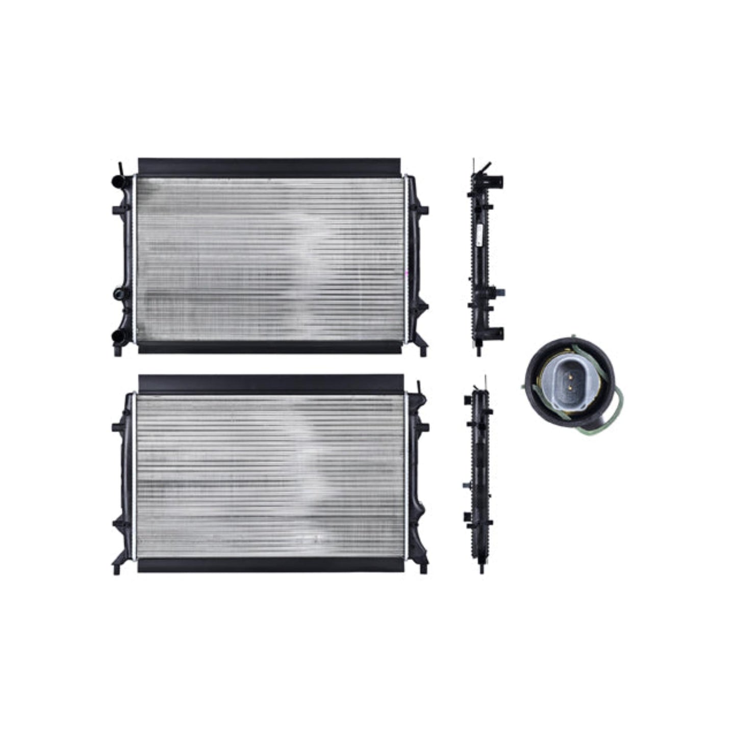 Radiador Vw Jetta 11-16 C/Aire Manual/ Automatico