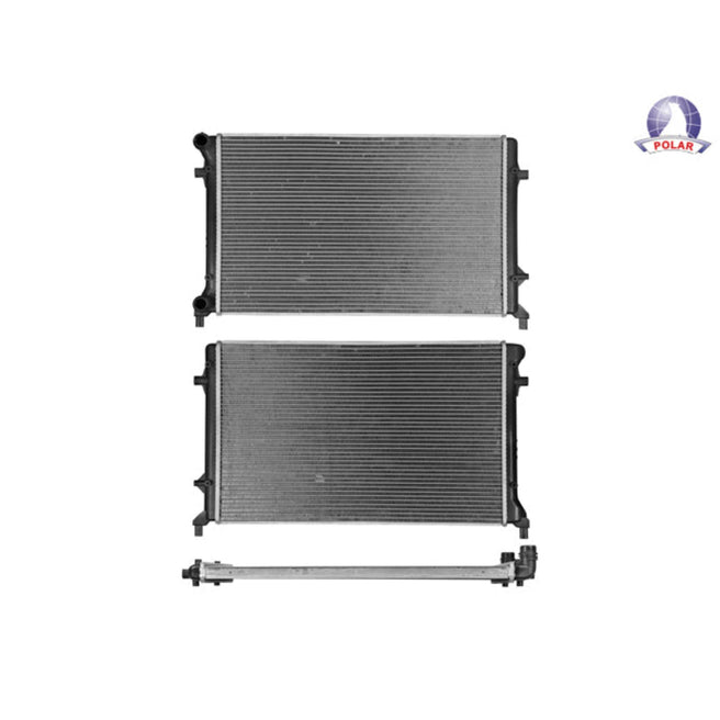 Radiador Vw Jetta/Bora/Golf/Gti 05-10 L4 2.0/2.5/3.2 Lts Std C/Aa 25 3/5X16X26Mm Alum Sold Polar