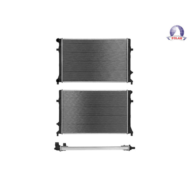 Radiador Vw Passat 09-18 25 3/5X16 6/7X32 Ad A3 Quattro 06-09 V6 3.2 Lts C/Aa Std Alum Sold Polar