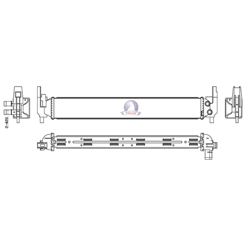 Radiador Auxiliar Vento 2014-2021 Polar