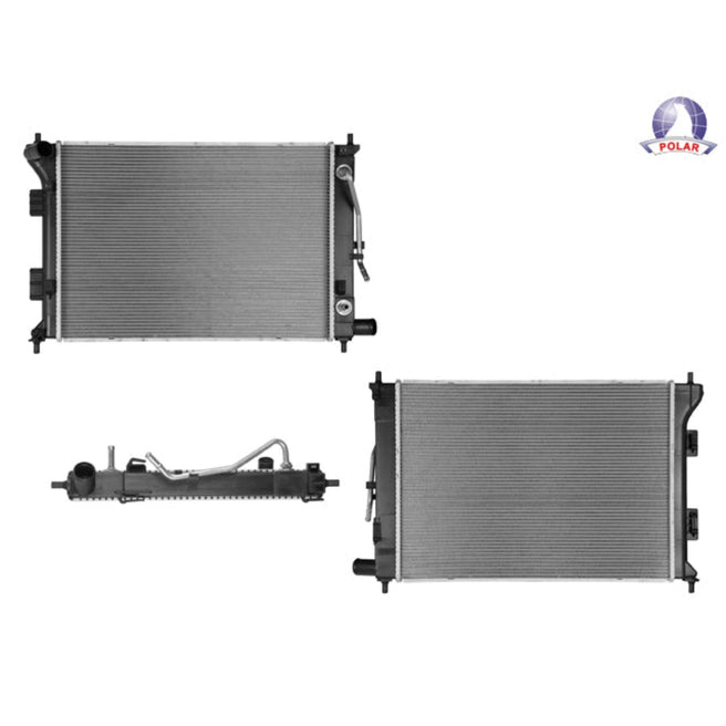 Radiador Hy Elantra 11 L4 1.8 Lts Aut C/S Aa 21 2/3X15 5/8X16Mm Alum Sold Polar
