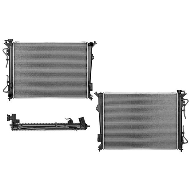 Radiador Hy Sonata 06-10/Ki Opma 07-10 L4 2.4/V6 2.7, 3.3 Lts Aut C/S Aa 25X18 5/6X16Mm Alum Sold Polar