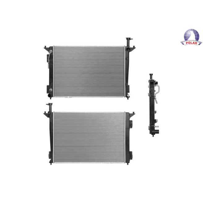 Radiador Ki Sedona 17-21 V6 3.3 Lts Aut 26 3/8X18 5/6X16Mm Alum Sold Polar