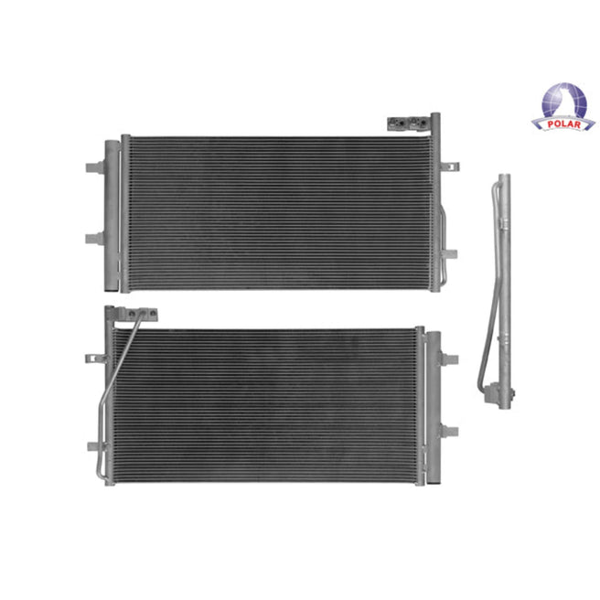 Condensador de A/C para Audi Q3 2015-2016 L4 1.4L L4 2.0L Transmisión Automática/Manual con Filtro Secador