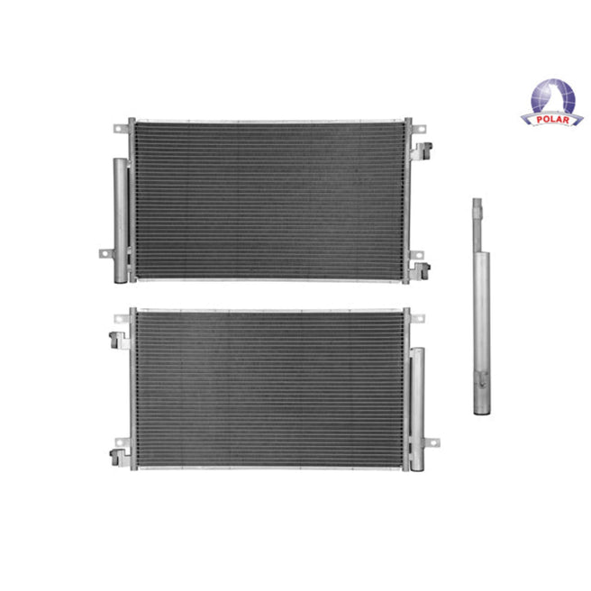 Condensador de A/C para Chevrolet Spark 2016-2021 L4 1.4L Transmisión Automática/Manual con Filtro Secador