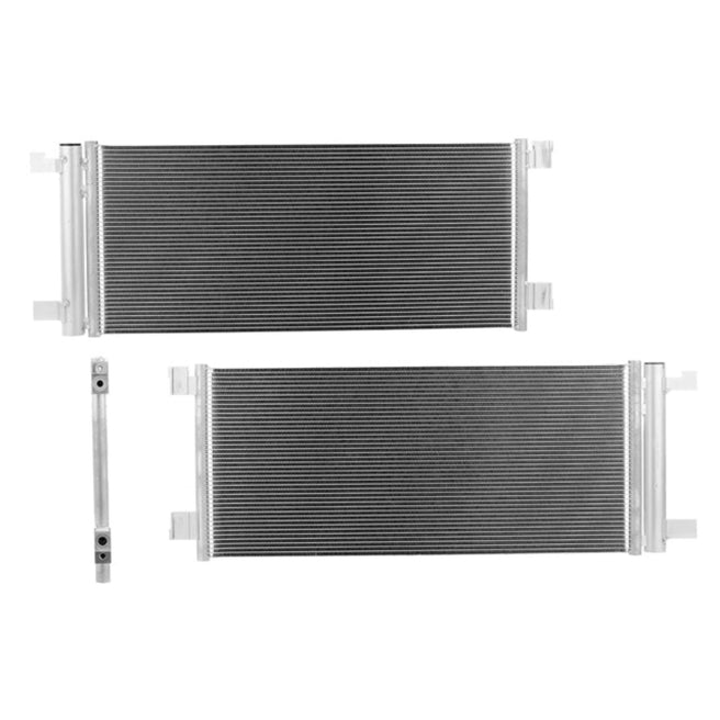 Condensador de A/C para Chevrolet Onix 2020-2024 L3 1.0L L3 1.3L Transmisión Automática/Manual con Filtro Secador