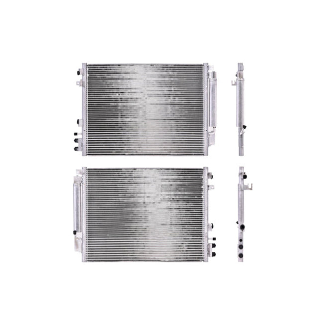 Condensador de A/C para Dodge Challenger 2009-2021 V6 2.7L V6 3.6L V8 5.7L V8 6.4L Transmisión Automática/Manual con Filtro Secador