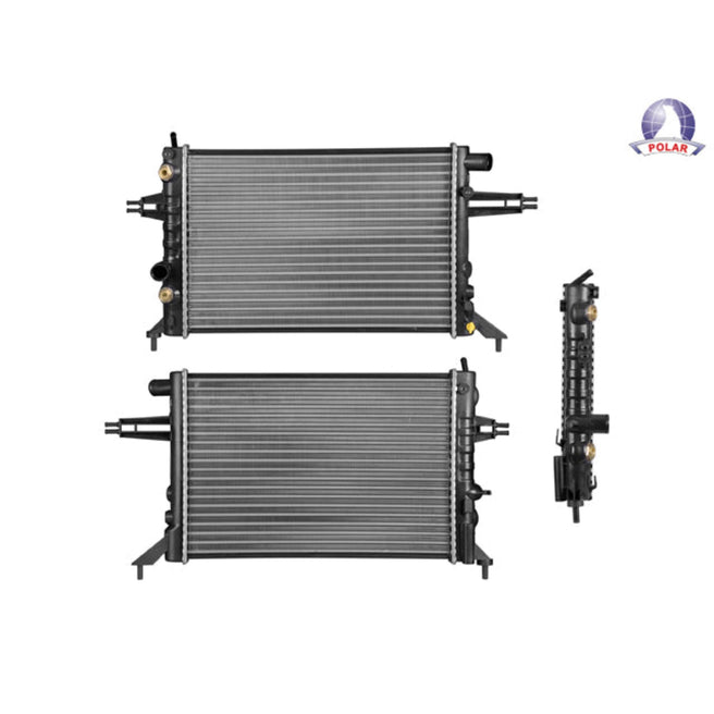 Radiador Cv Astra/Zafira 00-08 L4 1.8 Lts Aut S/Aa 21 1/4X14 6/7X23Mm Alum Mec Polar