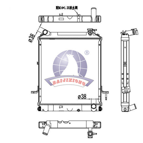 Radiador Elf 300 Manual 2009-2014 Polar