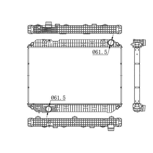Radiador Actros Manual 2011-2020 Polar