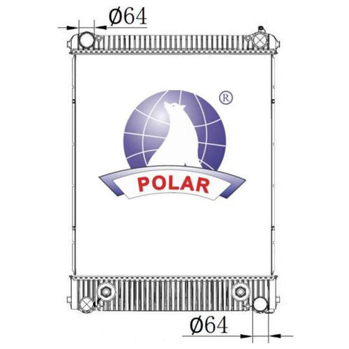 Radiador Tomas Cruzadas M2 Series 2003-2008 Polar