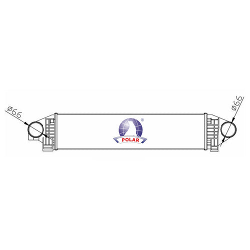 Intercooler Focus 2013-2018 Polar