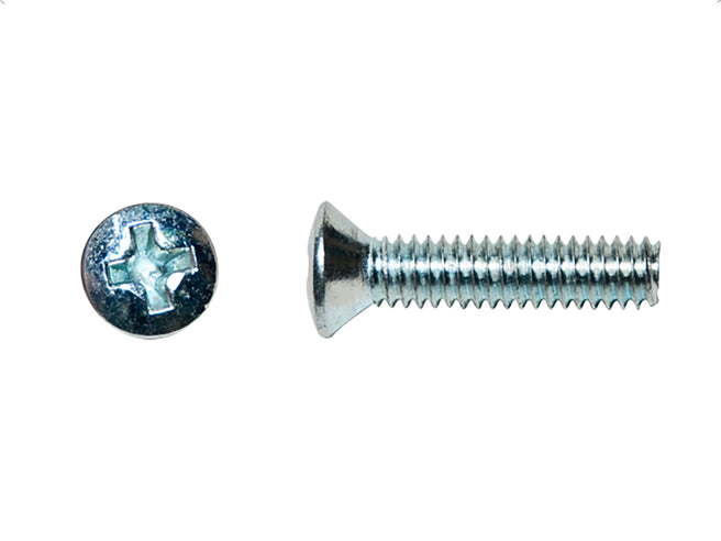 Tornillo Cabeza Ovalada 8-32 X 3/4 Cromado Tw 50Pz