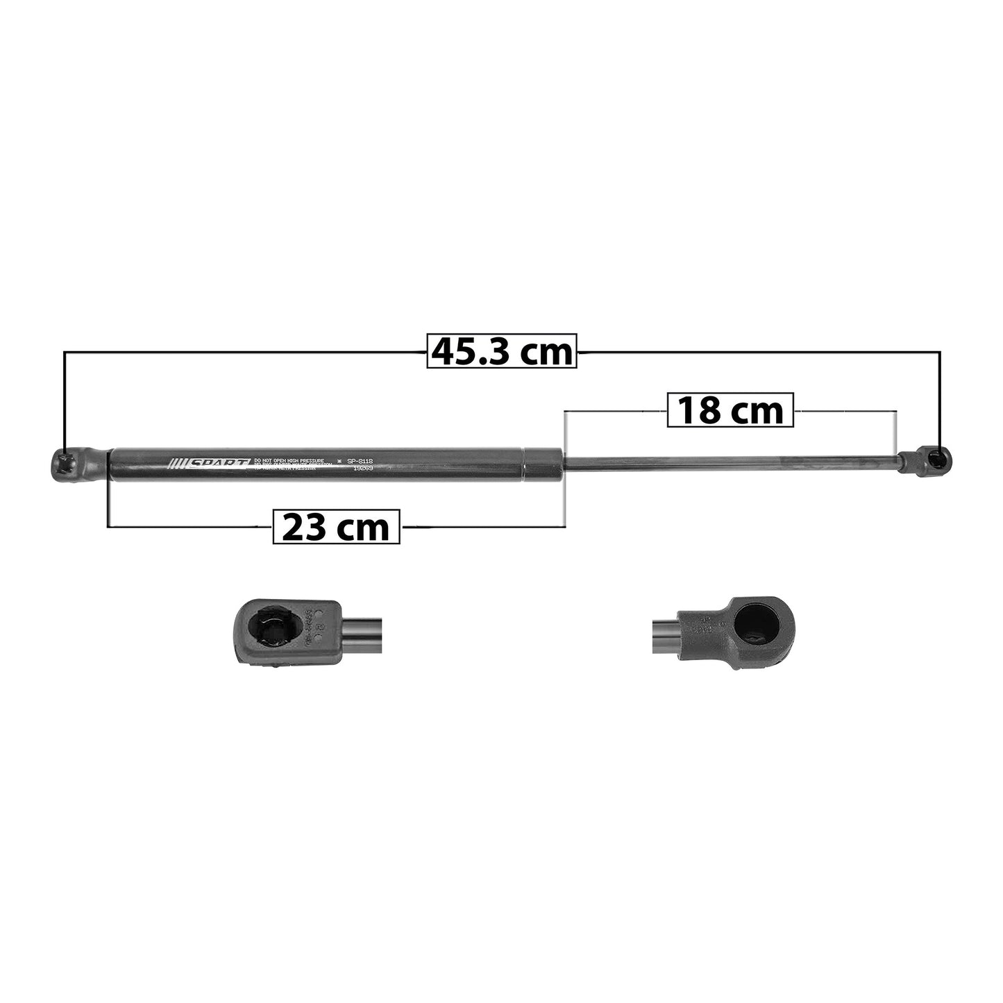 Amortiguador 5Ta Puerta Para Seat Ibiza 2011-2017
