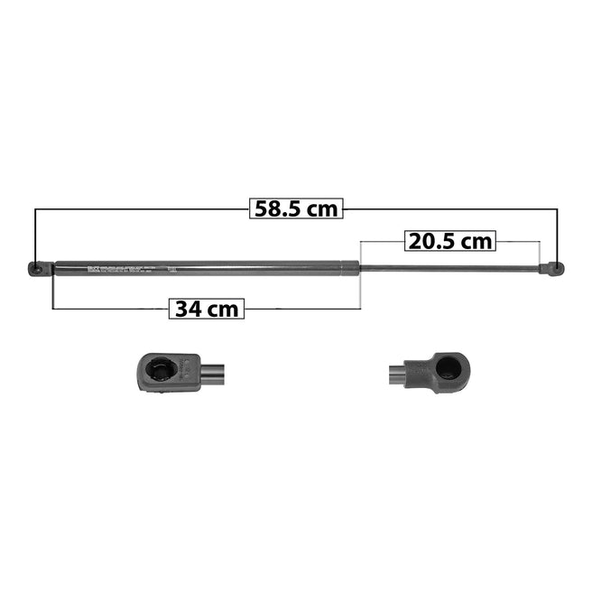 Amortiguador 5Ta Puerta Para Ford Fiesta 2003-2007