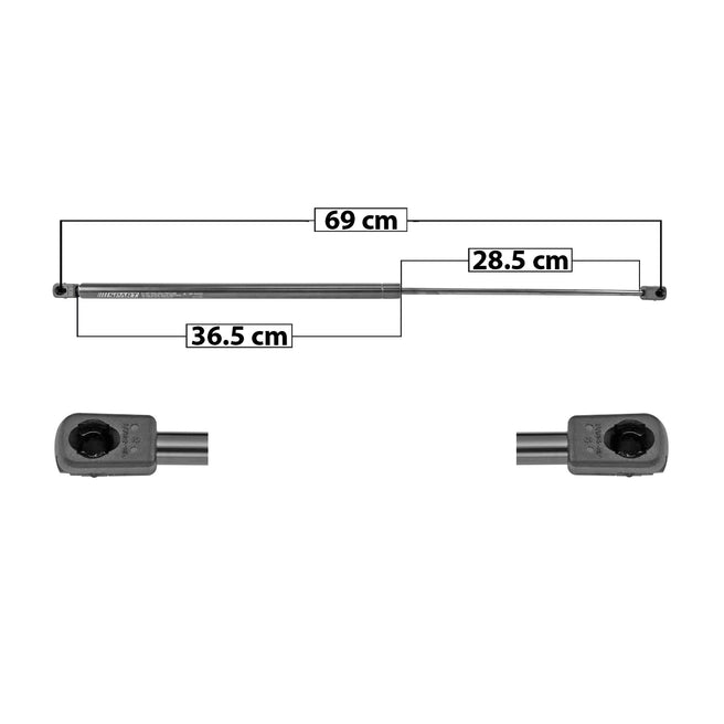Resorte de Gas para Cofre de Volkswagen Passat 2009-2014