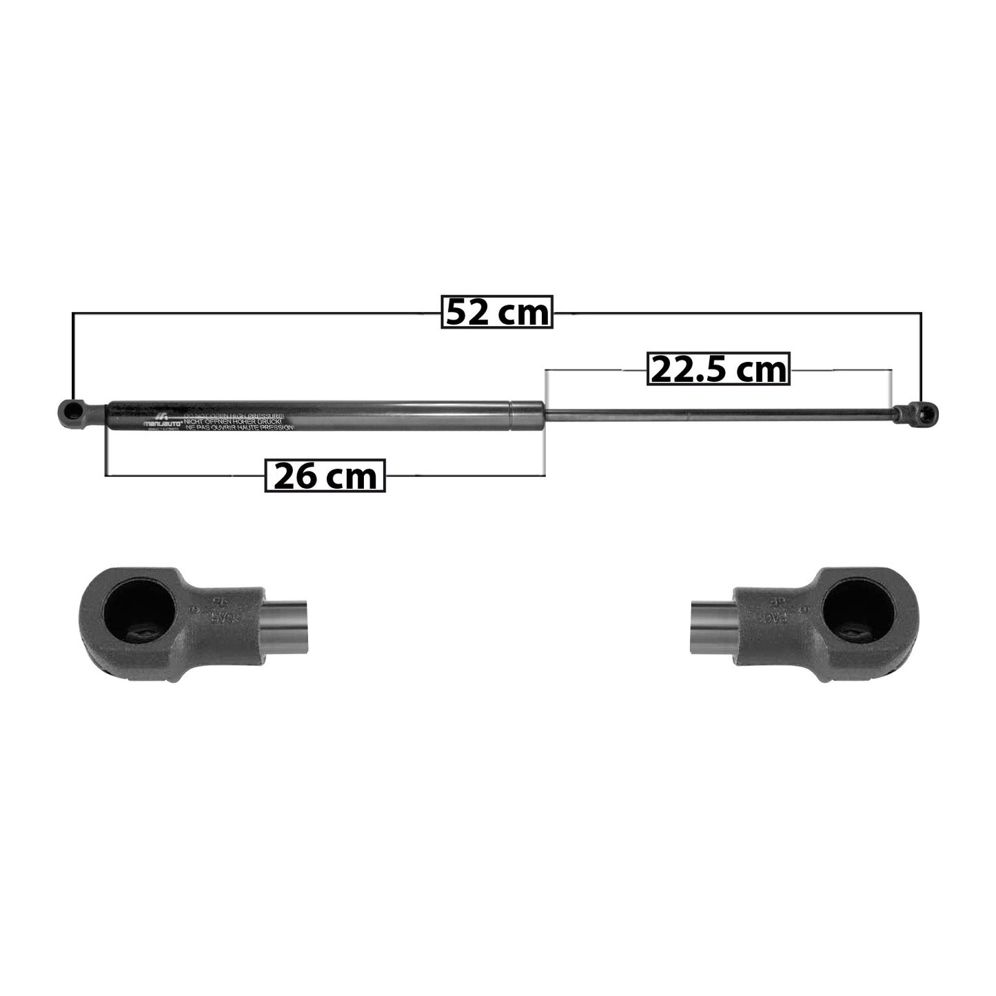 Amortiguador 5Ta Puerta Para Peugeot 206 2001-2009
