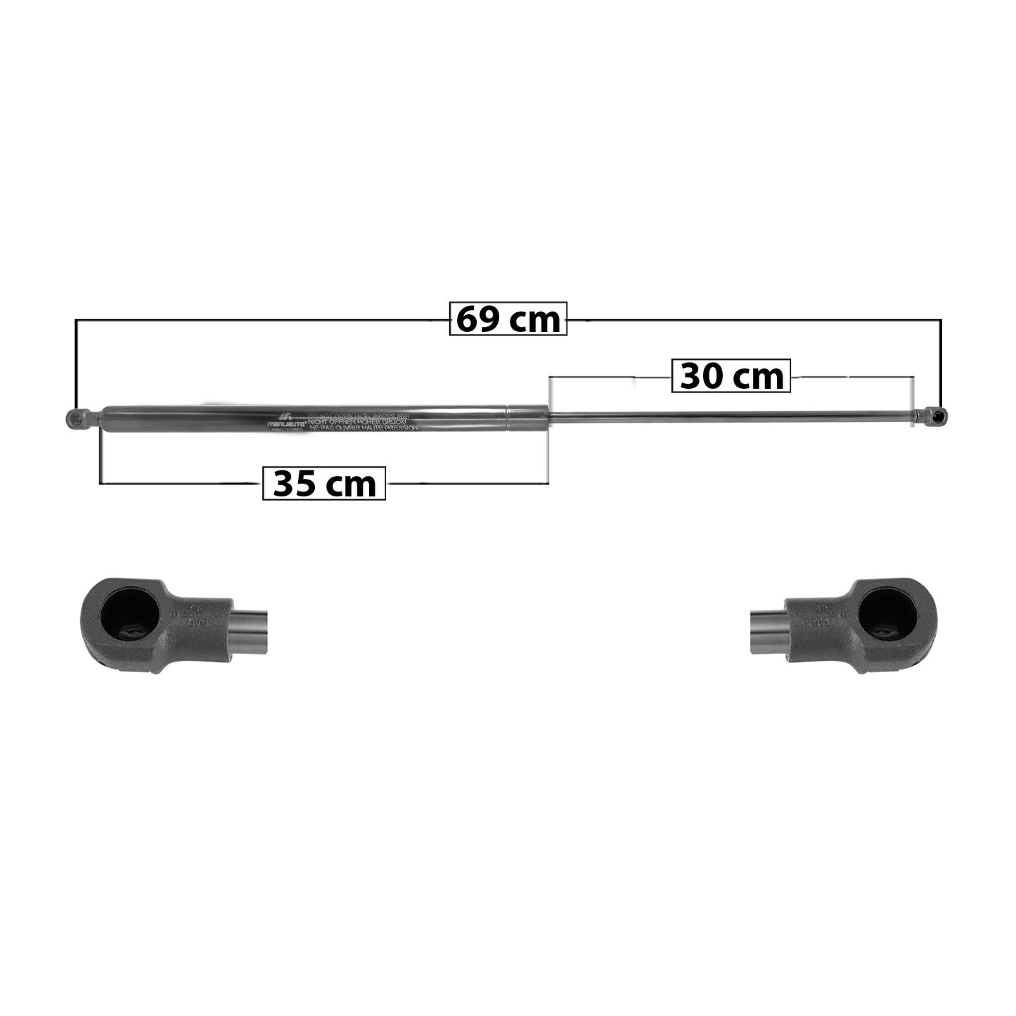 Amortiguador 5Ta Puerta Para Renault Kangoo 2004-2009