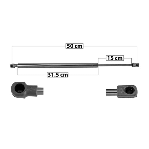 Amortiguador Vidrio Trasero Para Jeep Wrangler 2011-2018