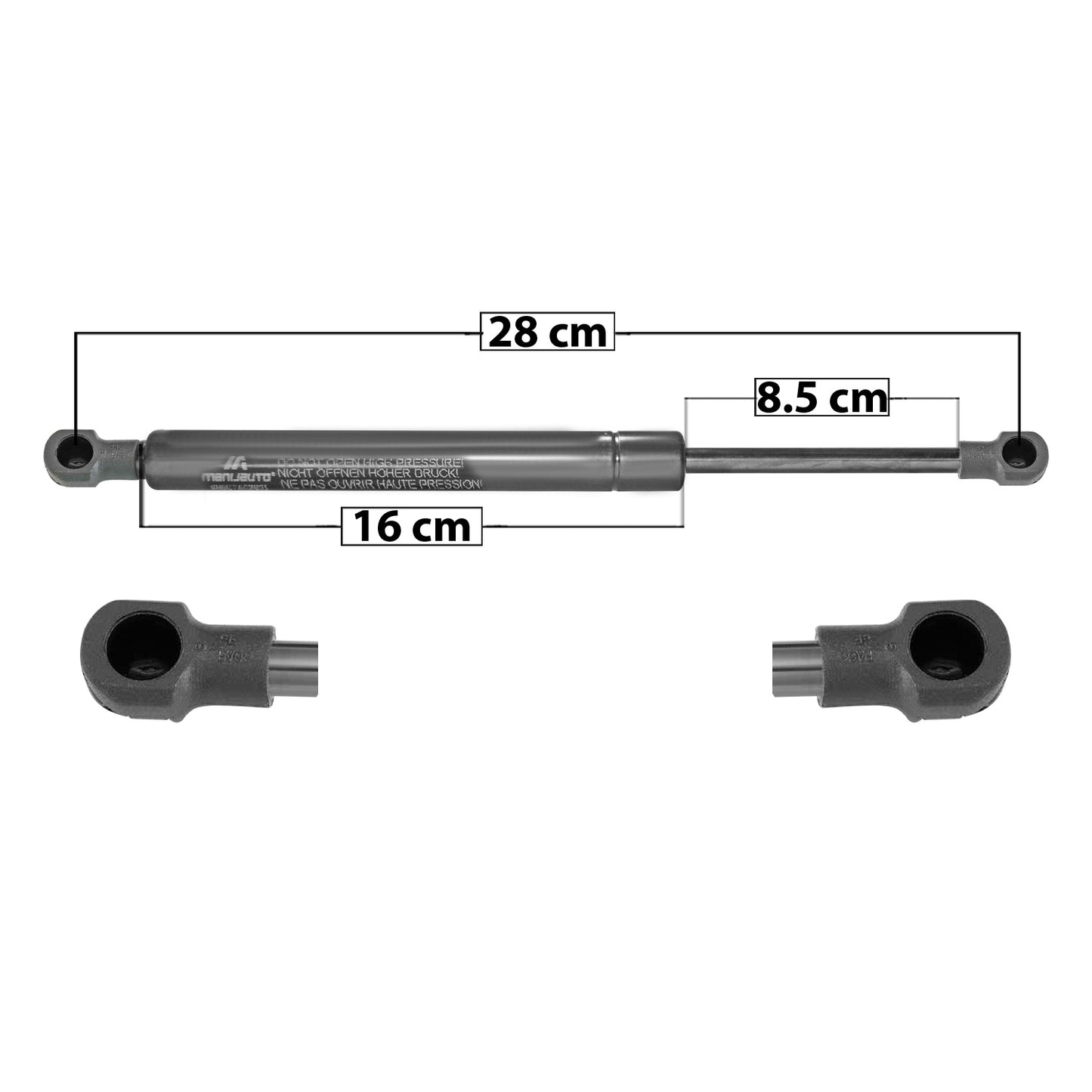 Amortiguador Cajuela Para Ford Focus 2000-2004