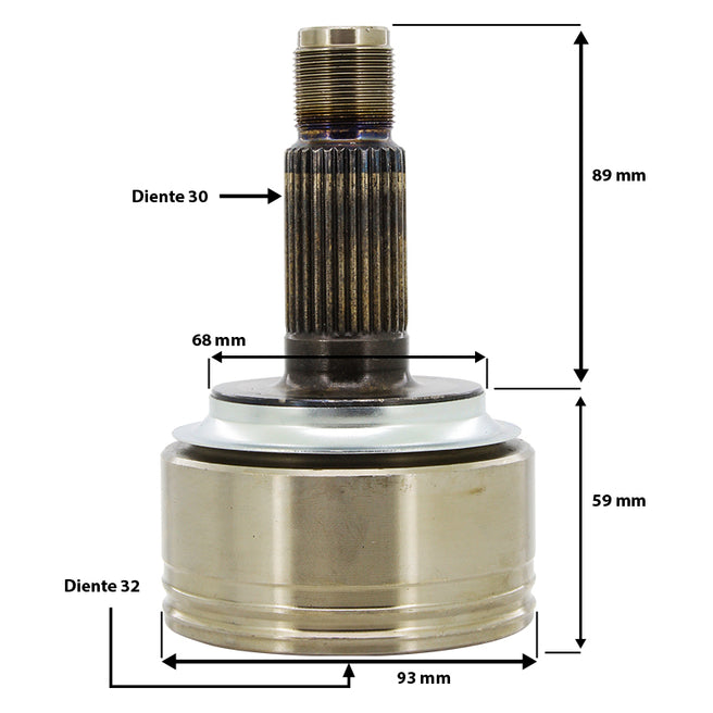 Juntas Homocineticas Rueda P/ Honda Accord 2003 - 2007