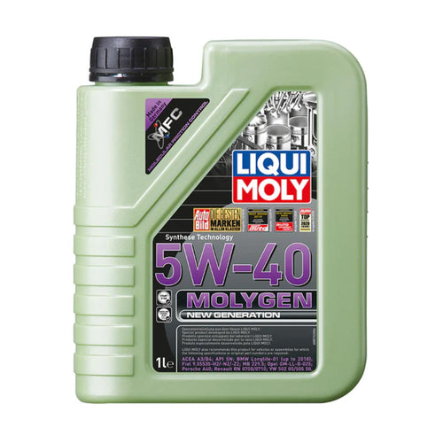 Aceite Liqui Moly Molygen 5W40 - Nueva Generación